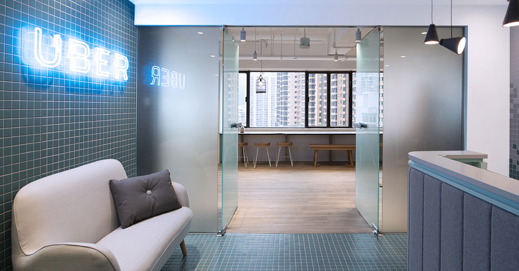 以連結交流為主題的空間，精確傳達品牌理念的Uber 香港辦公室 