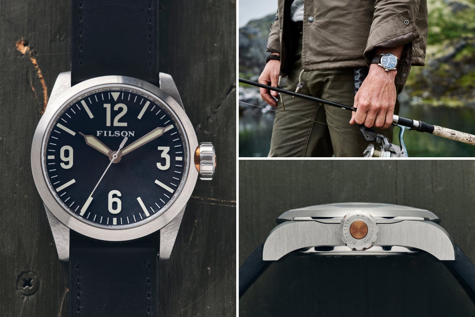 Filson 專為野外人士打造的兩種錶款－ Chronograph & Field Watch 