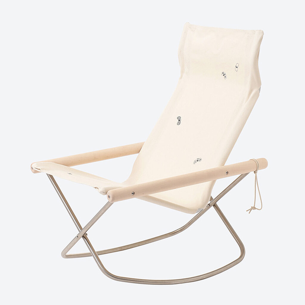 日本Nychair X - minä perhonen 手繪圖案聯名折疊椅，70年代至今
