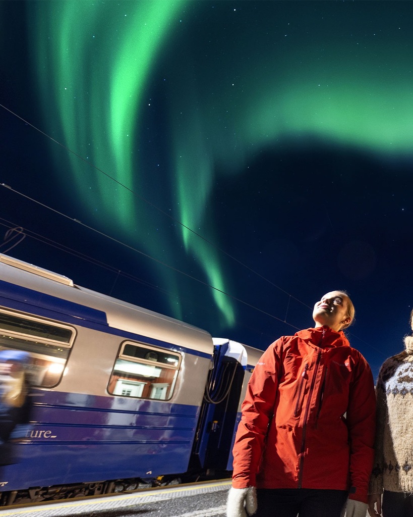 冬夜追尋極光的路上」3小時列車輕旅行，探索古老村莊，收齊納爾維克絕美的北極星空和極光- EVERYDAY OBJECT